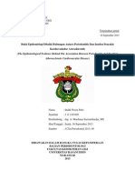 Bukti Epidemiologi Dibalik Hubungan Antara Periodontitis Dan Insiden Penyakit Kardiovaskular Aterosklerotik