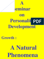 A Seminar On Personality Development