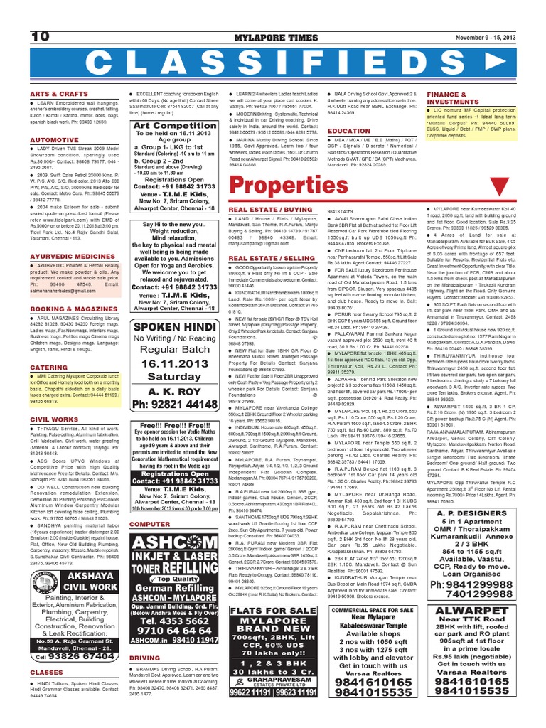 Classifieds 0911 | PDF | Apartment | Business