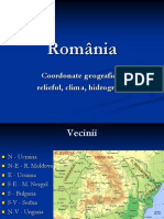 Romania Caracterizare Fizico Geografica