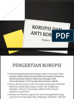 Korupsi Dan Anti Korupsi