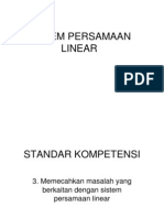 Sistem Persamaan Linear