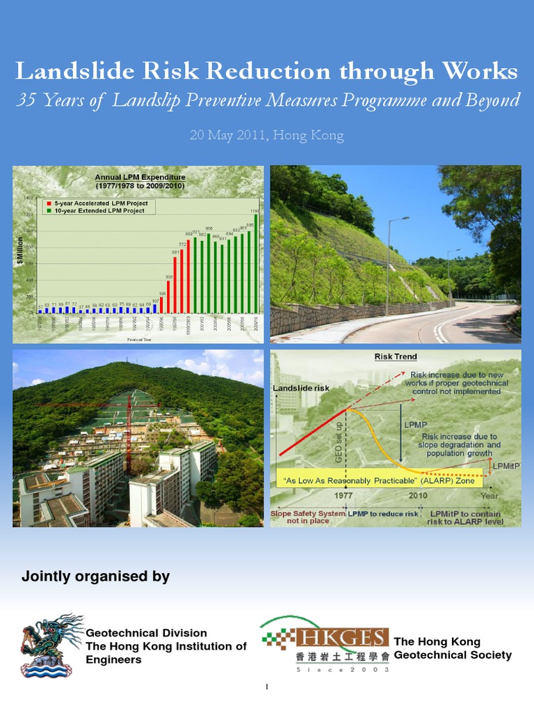 Landslide Risk Reduction in Hong Kong | PDF | Landslide | Geotechnical ...
