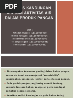 Download Analisis Kandungan Air Dan Aktivitas Air Dalam Produk by Ridya Rdy SN189193156 doc pdf