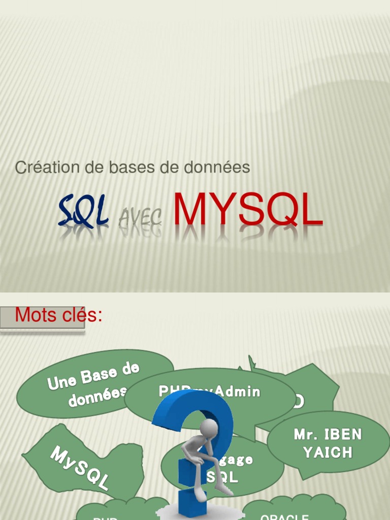 Introduction à MySQL et SQL | PDF | SQL | Gestion de l'information