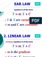 Linear Law: & Are and Are