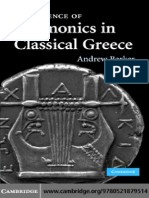 Barker, The Sience of Harmonics in Classical Greece (CUP)