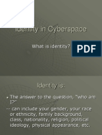 Identity in Cyberspace