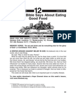 What The Bible Says About Eating Good Food