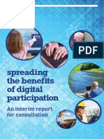 Spreading the benefits of digital participation - Interim Report