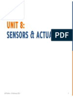 Unit 8: Unit 8: Unit 8: Unit 8:: Sensors & Actuators Sensors & Actuators Sensors & Actuators Sensors & Actuators
