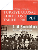 Şamsutdinov Turkiye Ulusal Savaşı Tarihi