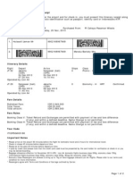 Lion Air Eticket Itinerary / Receipt