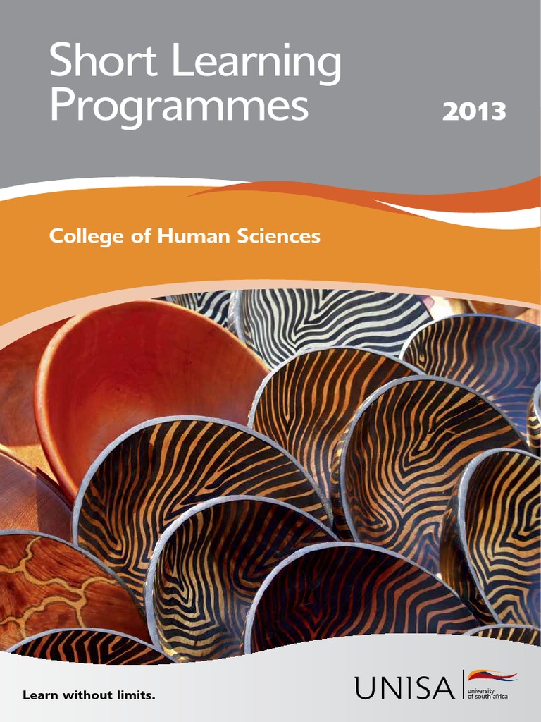 Unisa Short Learning Courses | PDF | Community Development | Psychotherapy