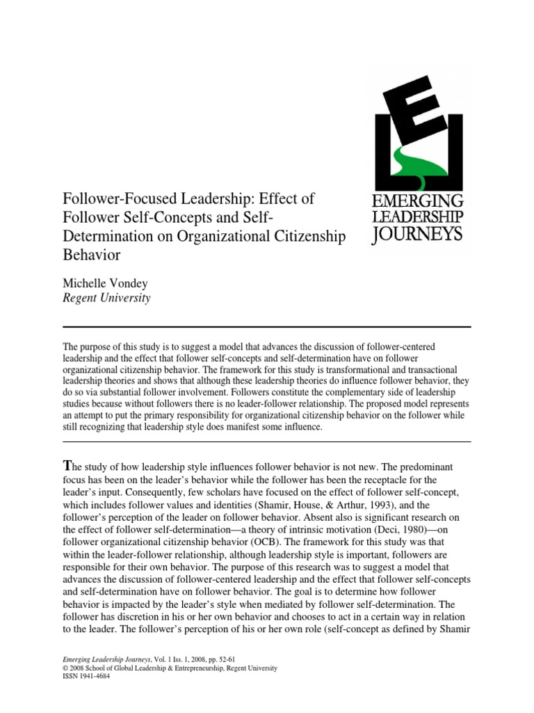 Follower Focused Leadership | PDF | Leadership | Transformational ...