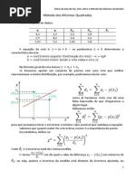 Método dos Mínimos Quadrados