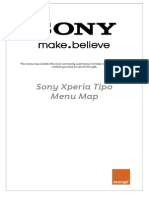 Xperia Tipo Menu Map