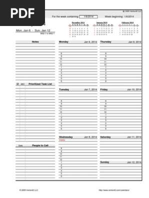 Weekly Planner