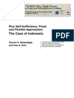 Rice Self-Sufficiency: Fixed and Flexible Approaches-The Case of Indonesia
