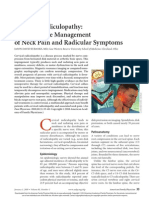 Cervical Radiculopathy: Nonoperative Management of Neck Pain and Radicular Symptoms