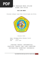 Makalah Tentang Haji Dan Umroh