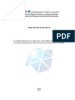 A Construção Discursiva em Arquivística - Uma Análise Do Percurso Histórico e Conceitual Da Disciplina Por Meio Dos Conceitos de Classificação e Descrição - Thiago Henrique Bragato Barros PDF