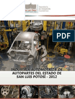 Industria automotriz y de autopartes de San Luis Potosí