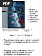 Framework For Business Analysis and Valuation Using Financial Statements