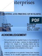 Costing and Pricing of Building