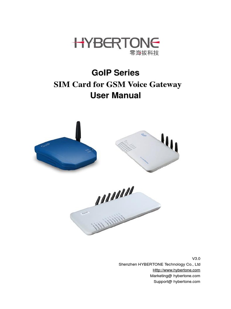 GOIP Manual | PDF | Session Initiation Protocol | Short Message Service
