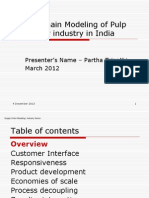 SCM - Modeling Paper Inustry India