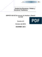 SRPPDT-AD-02 Documento de Analisis y Diseño de CUS
