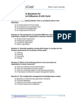 PMP Self Assessment 02 LifeCycle 