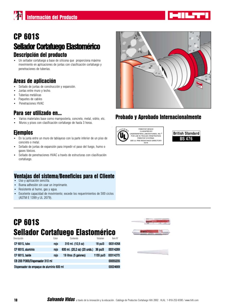 CP 601S PDF | PDF | Silicona | Cortafuegos (informática)