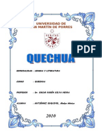 Monografía - El Quechua