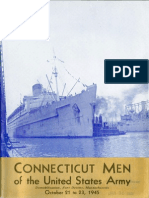 Connecticut Veterans Commemorative Booklet Vol 7 No 14 Connecticut Men of The United States Army Demobilization Fort Devens Massachusetts October 21 To 23 1945