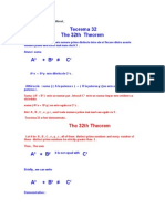 Teorema 32 .the 32th Theorem