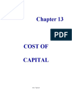 Ch13cost of capital