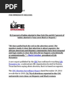 Download New CDC Report Proves Abortion is About Eugenics by Life Dynamics SN189286708 doc pdf