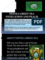 Nestea Green Tea With Lemon and Peach