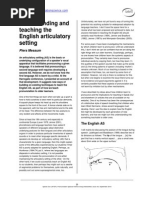 Download Understanding and teaching the English articulatory setting - Messum 2010 by Pronunciation Science SN189298321 doc pdf