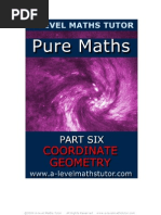 Download E-Book Pure Maths Part Six - Coordinate Geometry from A-level Maths Tutor by A-level Maths Tutor SN18930113 doc pdf