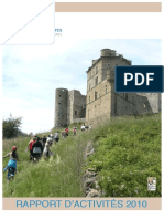 Rapport d'activités Renaissance du Château de Portes 2010