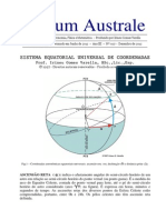 Sistema Equatorial Universal de Coordenadas