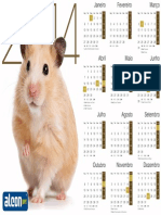 Calendário 2014 Hamster