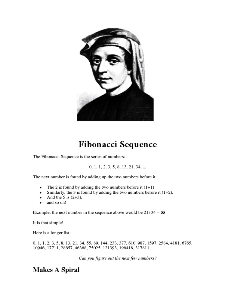 Fibonacci Sequence | PDF | Ratio | Sequence