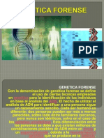 Genética Forense como Técnica de Criminalística