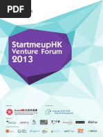 StartmeupHK Venture Forum 2013 Booklet