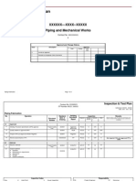 ITP-000 Piping Fabrication