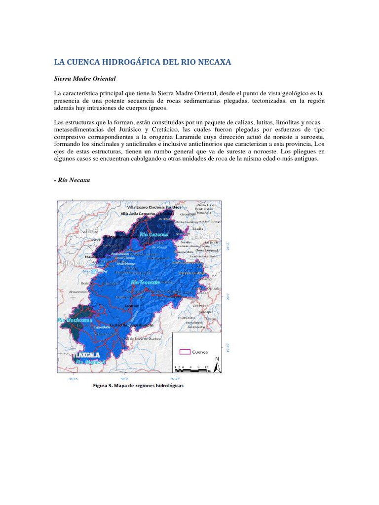 Cuenca Hidrográfica del Río Necaxa | PDF | Suelo | Clima